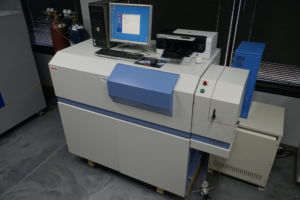 Samples referenced against certified standards for optical emission spectroscopy.